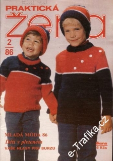 1986/02 časopis Praktická žena / velký formát