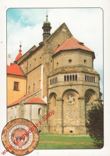 Pohlednice, Třebíč, Basilika sv. Prokopa, čistá