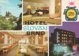 Pohlednice, hotel Slovan Brno, čistá