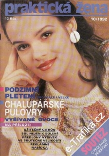 1992/10 časopis Praktická žena / velký formát