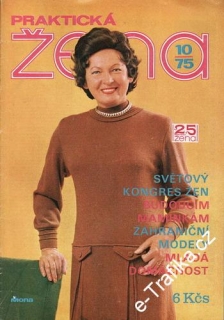 1975/10 časopis Praktická žena / velký formát