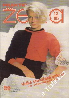 1985/12 časopis Praktická žena / velký formát