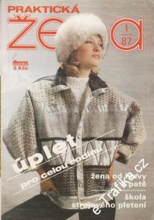 1987/01 časopis Praktická žena / velký formát