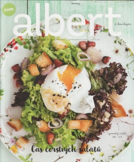 Časopis kuchařka Albert, duben 2016