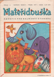 1977/10 Mateřídouška, časopis pro nejmenší čtenáře