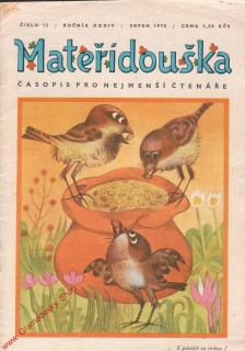 1978/08 Mateřídouška, časopis pro nejmenší čtenáře