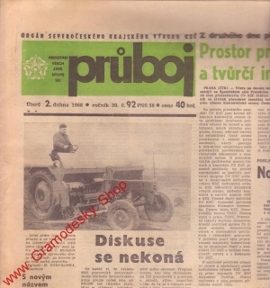 Průboj, úterý 2. dubna 1968