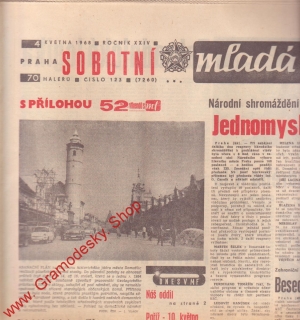 Mladá fronta, sobota 4. května 1968