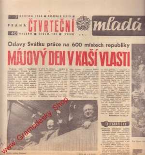 Mladá fronta, čtvrtek 2. května 1968