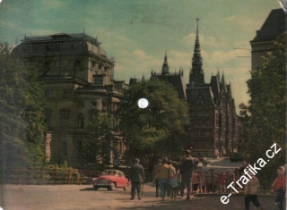 Pohlednice SP Foto pohlednice, Liberec, Červená modrá fiala, 1963