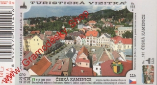 Turistická vizitka č. 0141 2 / Česká Kamenice