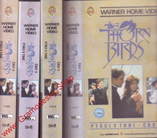 VHS Ptáci v trní I, II, III, VI. díl. 1993