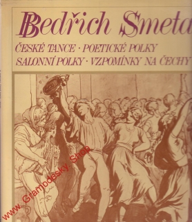 LP 2album Bedřich Smetana, České tance, poetické poůky, salonní polky, 1972
