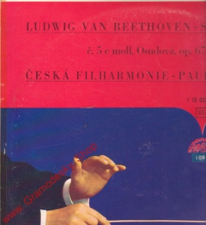 LP Ludwig van Beethoven č. 5 c molůl Osudová, Paul Klecki, 1967, 1100225 G