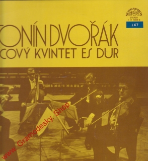 LP Antonín Dvořák smyčcový kvintet es dur, Smetanovo kvarteto, Josef Suk, 1976