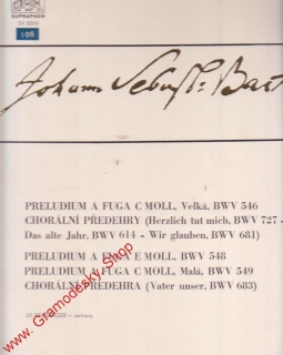 LP Johann Sebastian Bach, Preludium a Fuga C moll