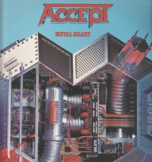 LP Accept, Metal Heart, 1985, Polydor 825 393 4