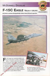 Skupina 7, karta 038 / F-15C Eagle Válka v zálivu, McDonnell Douglas / 2001