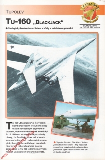 Skupina 6, karta 034 / TU-160 BlackJack, Tupolev / 2001