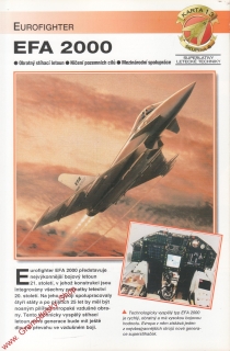 Skupina 6, karta 013 / EFA 2000 Eurofighter / 2001