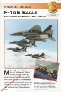 Skupina 5, karta 090 / F-15E Eagle McDonnell Douglas / 2001