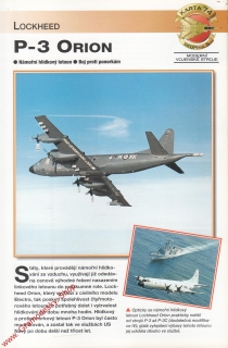 Skupina 5, karta 074 / P-3 Orion Lockheed / 2001