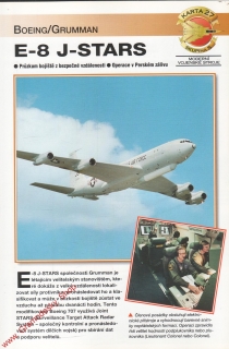 Skupina 5, karta 027 / E-8 J-Stars Boeing Grumman / 2001