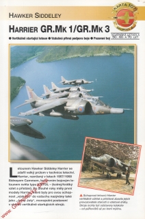 Skupina 4, karta 107 / Harrier GR.MK/GR.MK 3 Hawker Siddeley / 2001