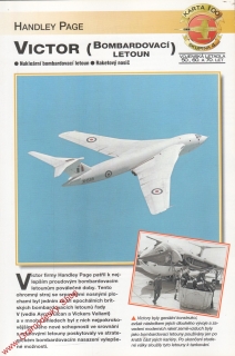 Skupina 4, karta 100 / Victor bombardovací letoun Handley Page / 2001