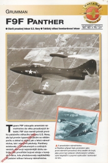 Skupina 4, karta 094 / F9F Panther Grumman / 2001