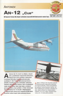 Skupina 4, karta 005 / AN-12 CUB Antonov / 2001