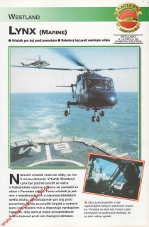 Skupina 3, karta 095 / Lynx Marine Westland / 2001