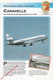Skupina 2, karta 001 / Caravelle Aérospatiale Sud Aviation / 2001