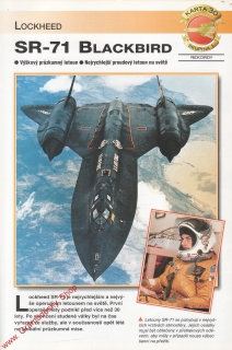 Skupina 1, karta 030 / SR-71 Blackbird Lockheed / 2001