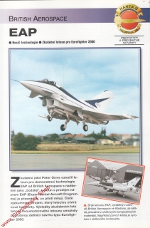 Skupina 16, karta 008 / EAP British Aerospace / 2001