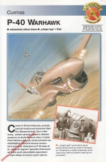 Skupina 12, karta 018 / P-40 Warhawk Curtiss / 2001
