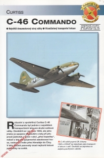 Skupina 12, karta 015 / C-46 Commando Curtiss / 2001