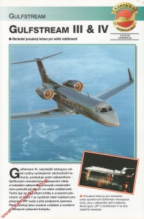 Skupina 8, karta 043 / Gulfstream III a IV / 2001