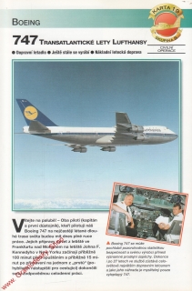 Skupina 8, karta 019 / 747 Boeing / 2001
