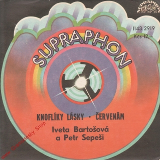 SP Iveta Bartošová, Petr Sepeši, Knoflíky lásky, Červenám, 1143 2919, 1984