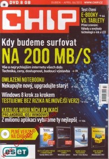 2012/04 Časopis Chip + DVD