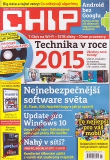 2015/02 Časopis Chip + DVD