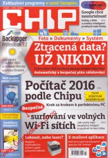 2016/04 Časopis Chip + DVD