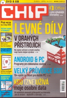 2013/04 Časopis Chip + DVD