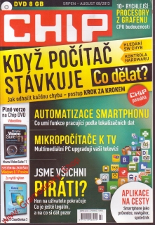 2013/08 Časopis Chip + DVD