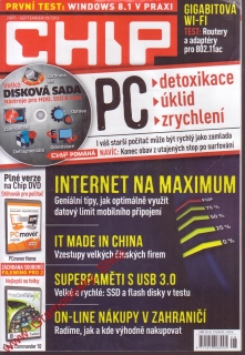 2013/09 Časopis Chip + DVD