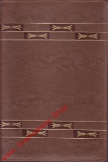 Obal na knihu, koženkový, zdobený, vč. záložky, 15x22cm