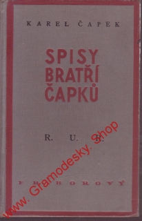 R.U.R spisy bratří Čapků / Karel Čapek, 1935