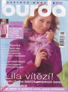 2005/08 časopis Burda česky, velký formát 
