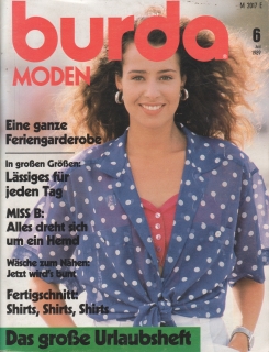 1989/06 časopis Burda Německy